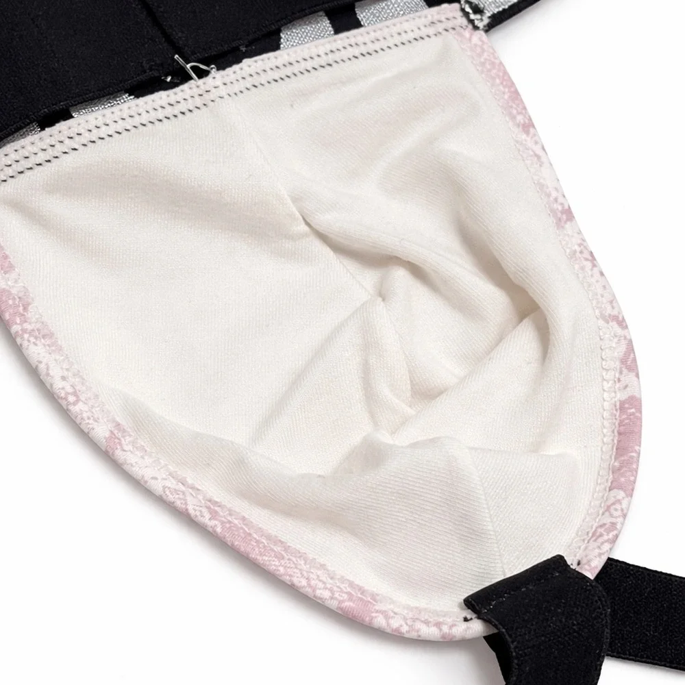 Hawai Small (28-30) Jockstrap Snakeskin Print Pink White Athletic Supporter